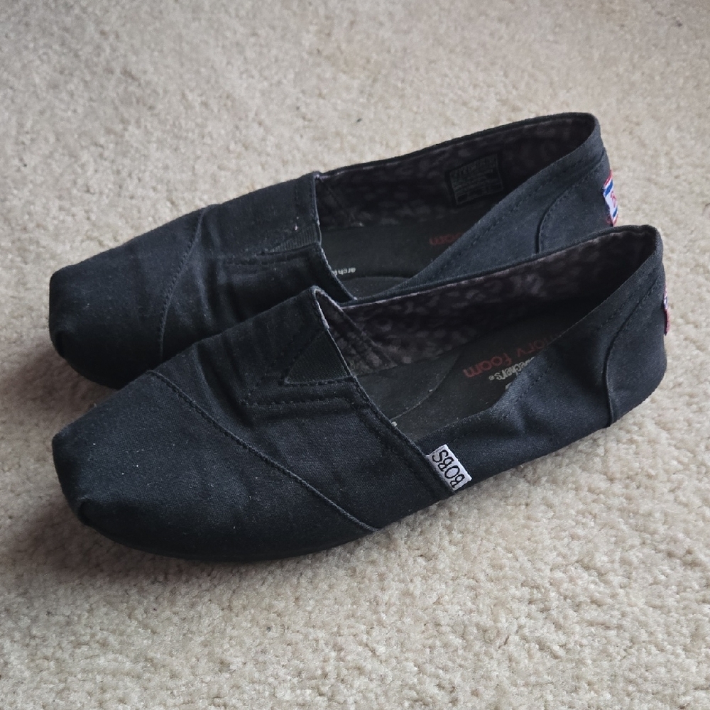 Bobs By Skechers Size 8 Black